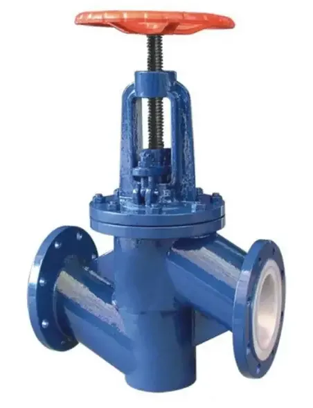 Zawór zwrotny z żeliwa sferoidalnego z wykładziną fluoroplastyczną