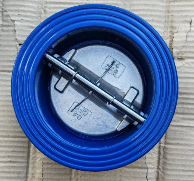 Podwójny zawór zwrotny z żeliwa sferoidalnego-płytkowy-